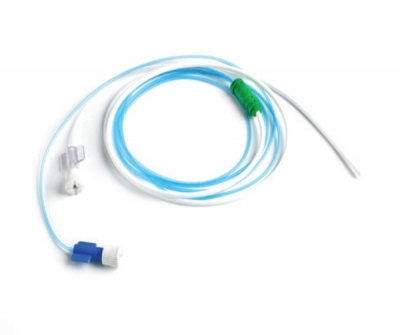 Cystometry catheter / vesical / double-lumen / human