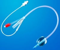 Drainage catheter / temperature monitoring / vesical / balloon