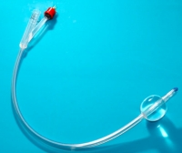 Drainage catheter / vesical / balloon / double-lumen