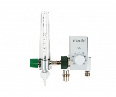 Easy gas blender for O2 and Air