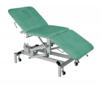 Electric examination table / lifting / with adjustable backrest / height-adjustable