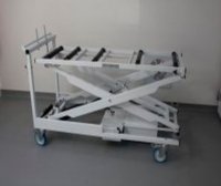 Embalming trolley / loading / mortuary / electric