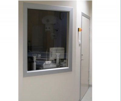 Fixed window / radiation shielding / lead glass / hospital