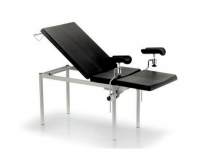 Gynecological examination table / fixed-height / 3-section