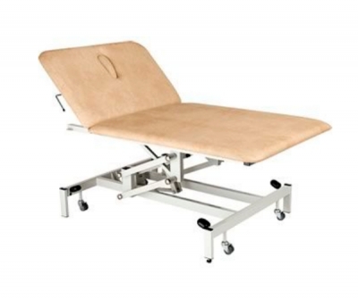 Physiotherapy examination table / electric / mobile / height-adjustable