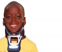 Rigid cervical collar / with thoracic extension / tracheostomy / C4