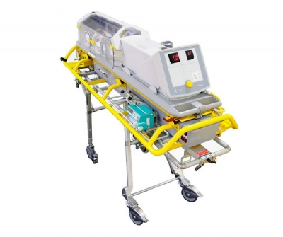 Transport stretcher trolley / for ambulances / for infant incubators / electric