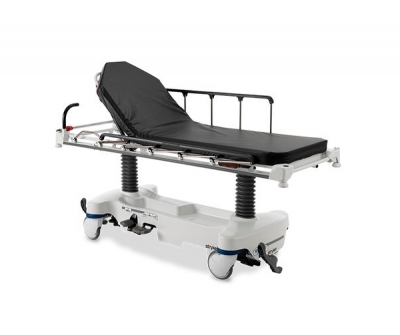 Transport stretcher trolley