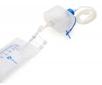 Wound drainage set / single-chamber